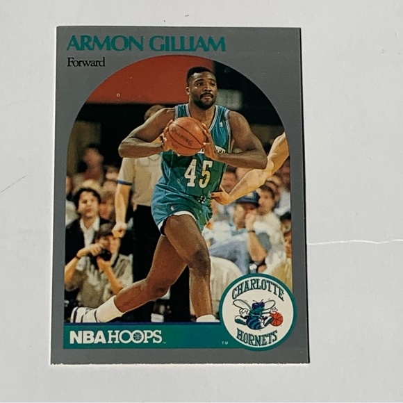 NBA HOOPS | Toys | 99 Nba Hoops Charlotte Hornets Armon Gilliam 54 ...